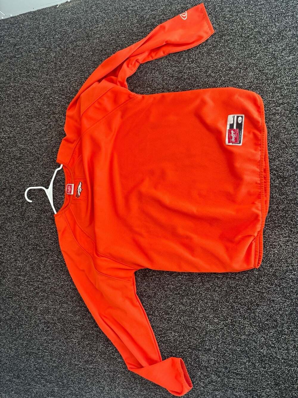 Rawlings Denver Broncos NFL Long Sleeve Performance Pullover Size Large